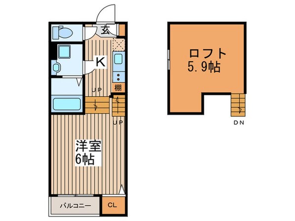 アヴェルタージュみずほの物件間取画像